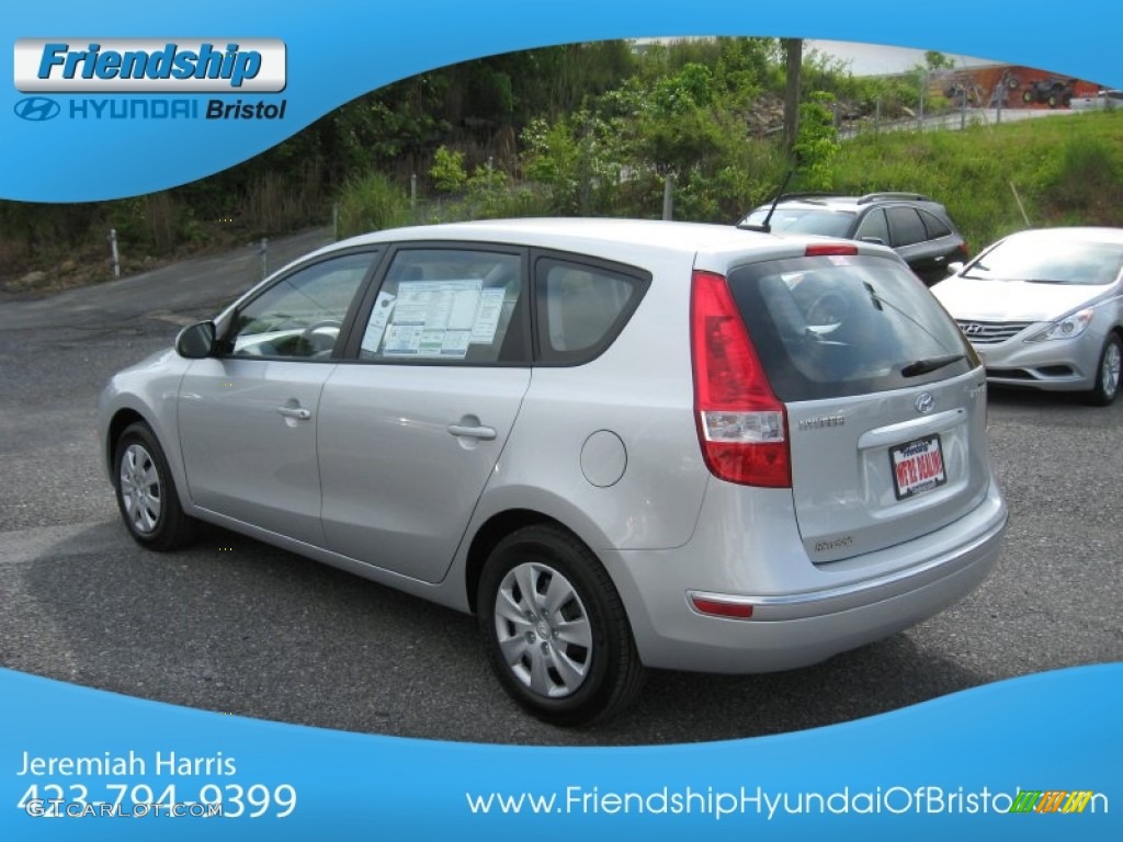 2012 Elantra GLS Touring - Shimmering Silver / Black photo #9