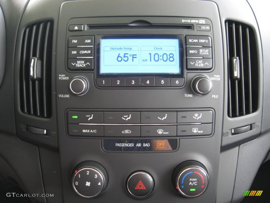 2012 Elantra GLS Touring - Shimmering Silver / Black photo #25