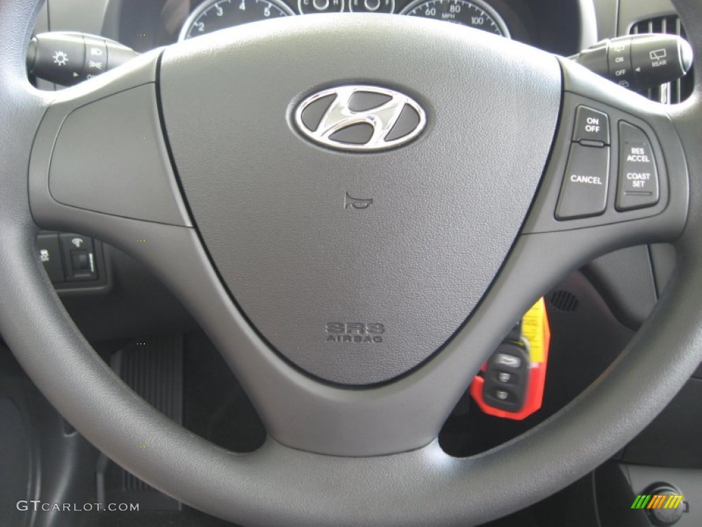 2012 Elantra GLS Touring - Shimmering Silver / Black photo #27