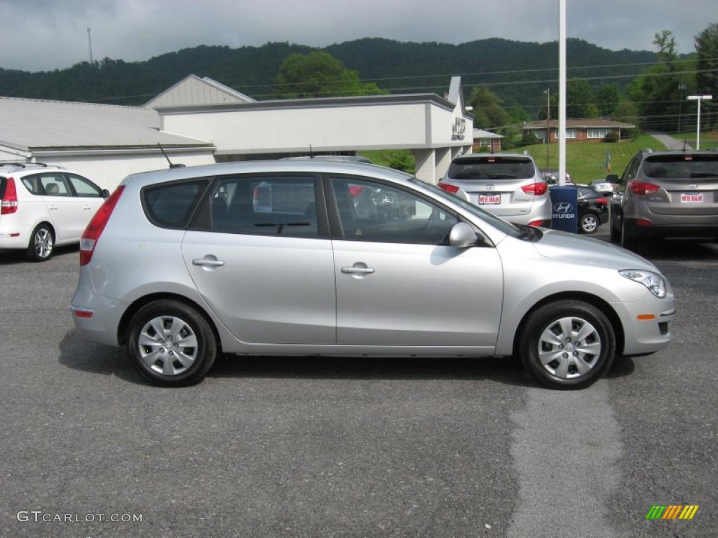 2012 Elantra GLS Touring - Shimmering Silver / Black photo #34