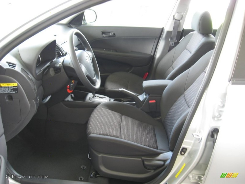 2012 Elantra GLS Touring - Shimmering Silver / Black photo #42
