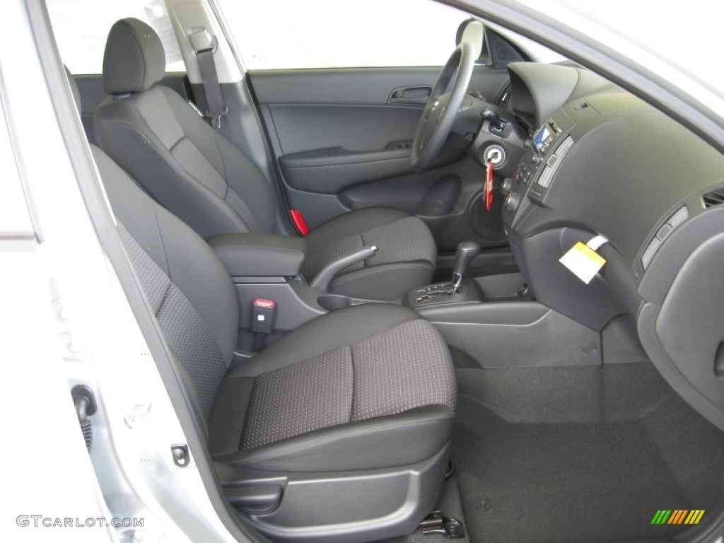 2012 Elantra GLS Touring - Shimmering Silver / Black photo #48