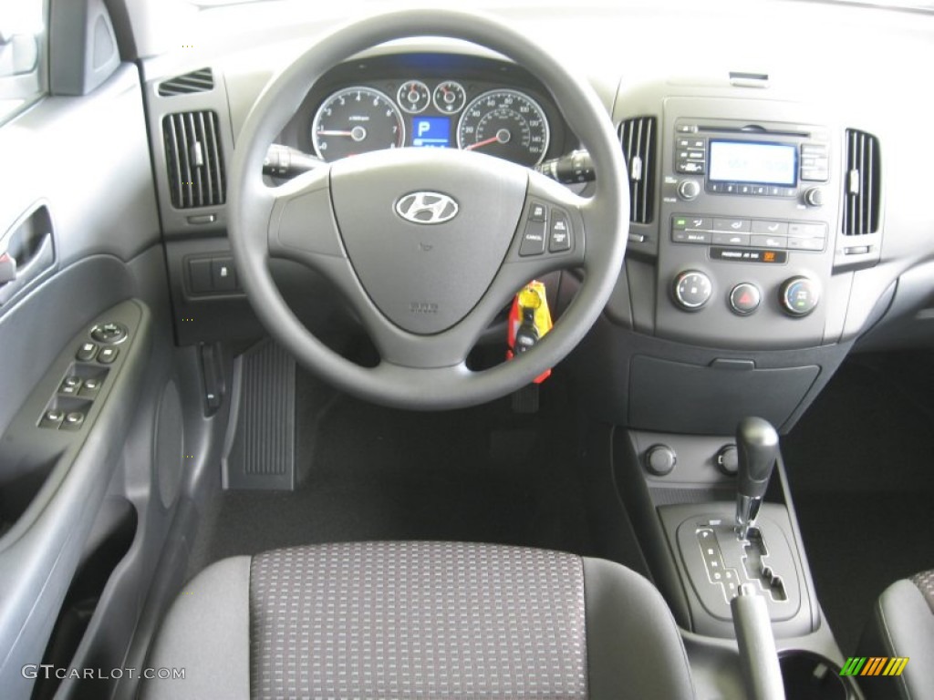 2012 Elantra GLS Touring - Shimmering Silver / Black photo #51