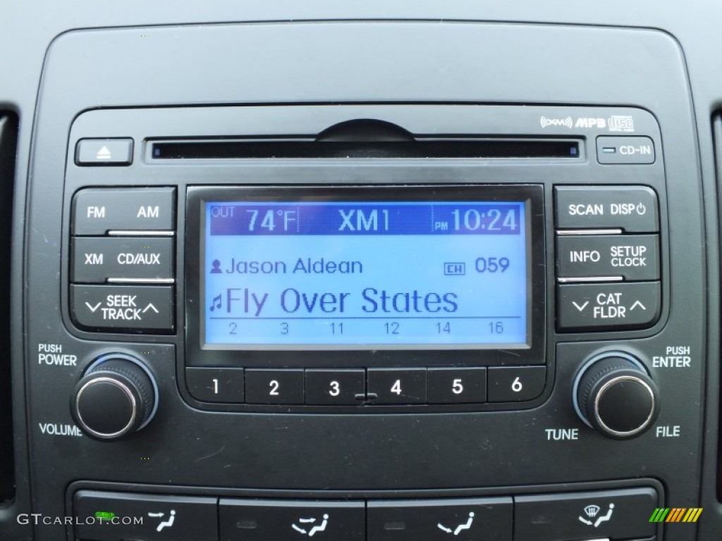 2012 Elantra GLS Touring - Midnight Black / Beige photo #33