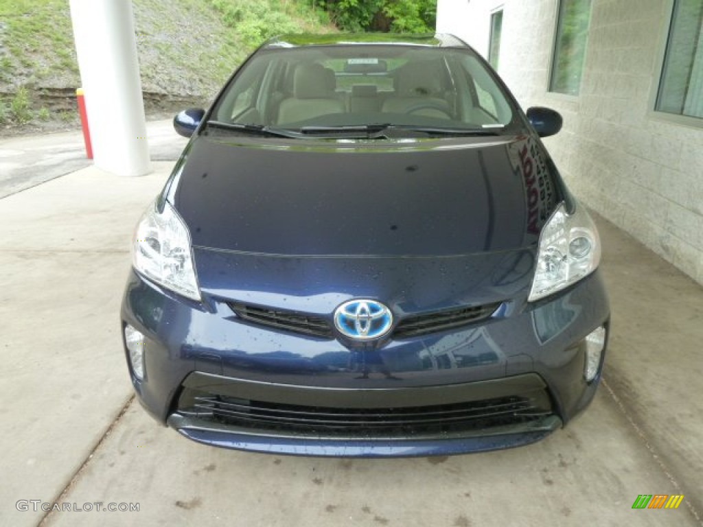2012 Prius 3rd Gen Three Hybrid - Nautical Blue Metallic / Dark Gray photo #6