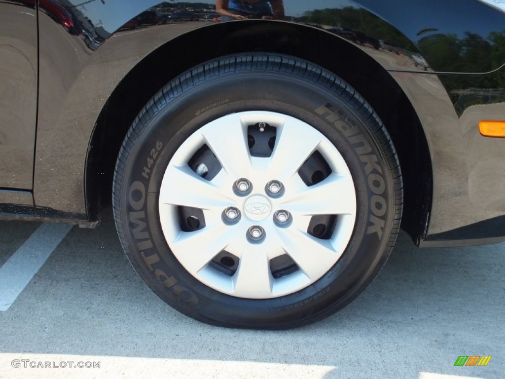 2012 Elantra GLS Touring - Midnight Black / Beige photo #46