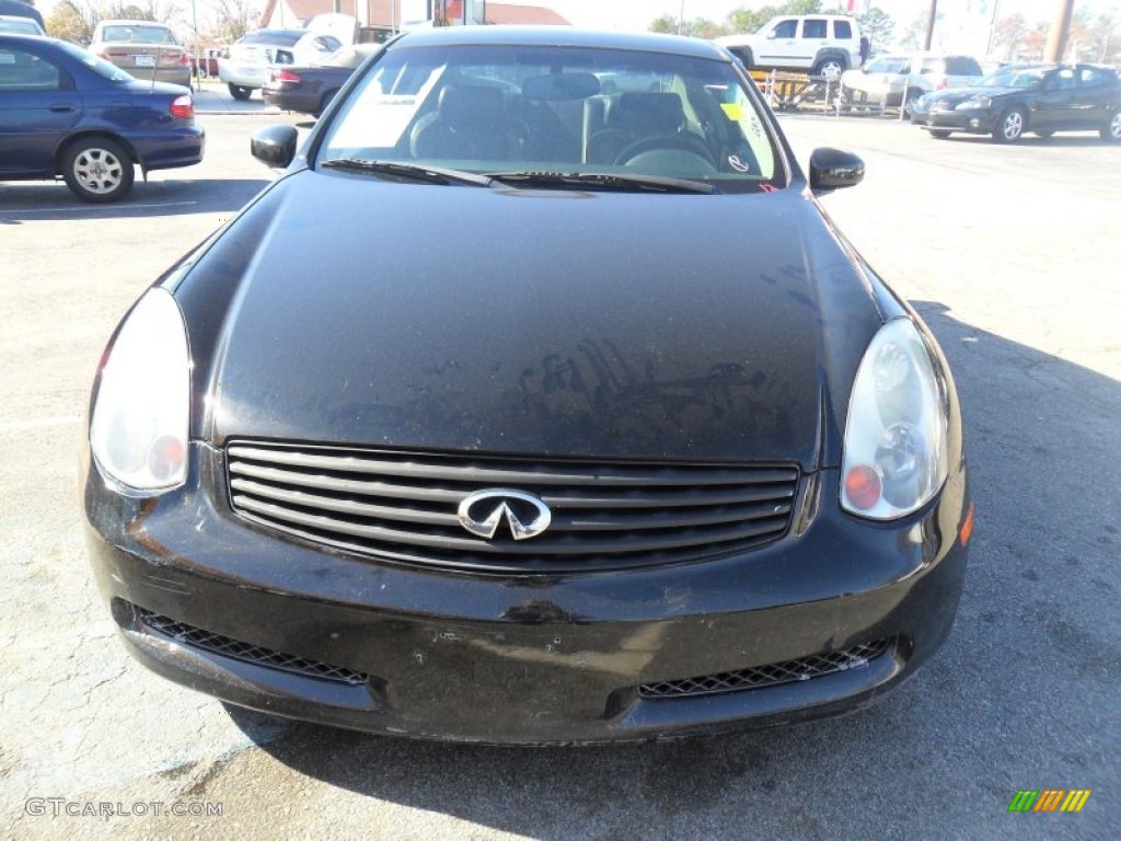 2003 G 35 Coupe - Black Obsidian / Graphite photo #1