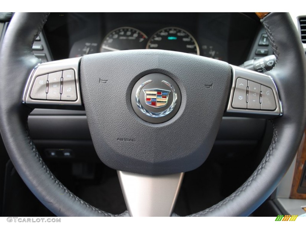 2009 Cadillac XLR Platinum Roadster Ebony/Ebony Steering Wheel Photo #65291426