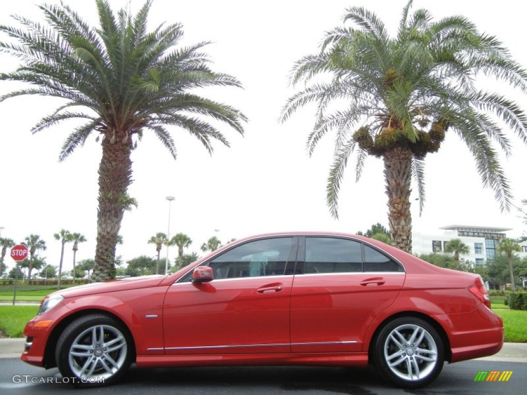 Mars Red 2012 Mercedes-Benz C 250 Sport Exterior Photo #65291753