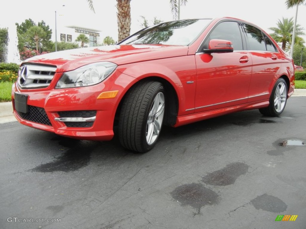 Mars Red 2012 Mercedes-Benz C 250 Sport Exterior Photo #65291762
