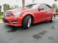 Mars Red 2012 Mercedes-Benz C 250 Sport Exterior