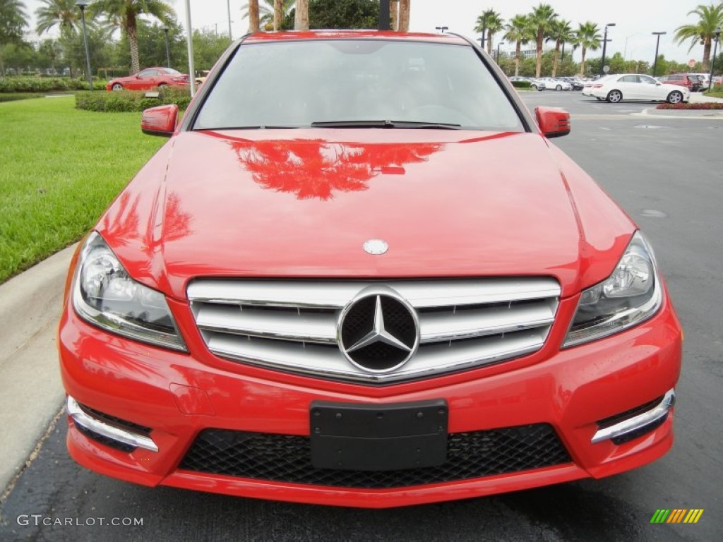 Mars Red 2012 Mercedes-Benz C 250 Sport Exterior Photo #65291771