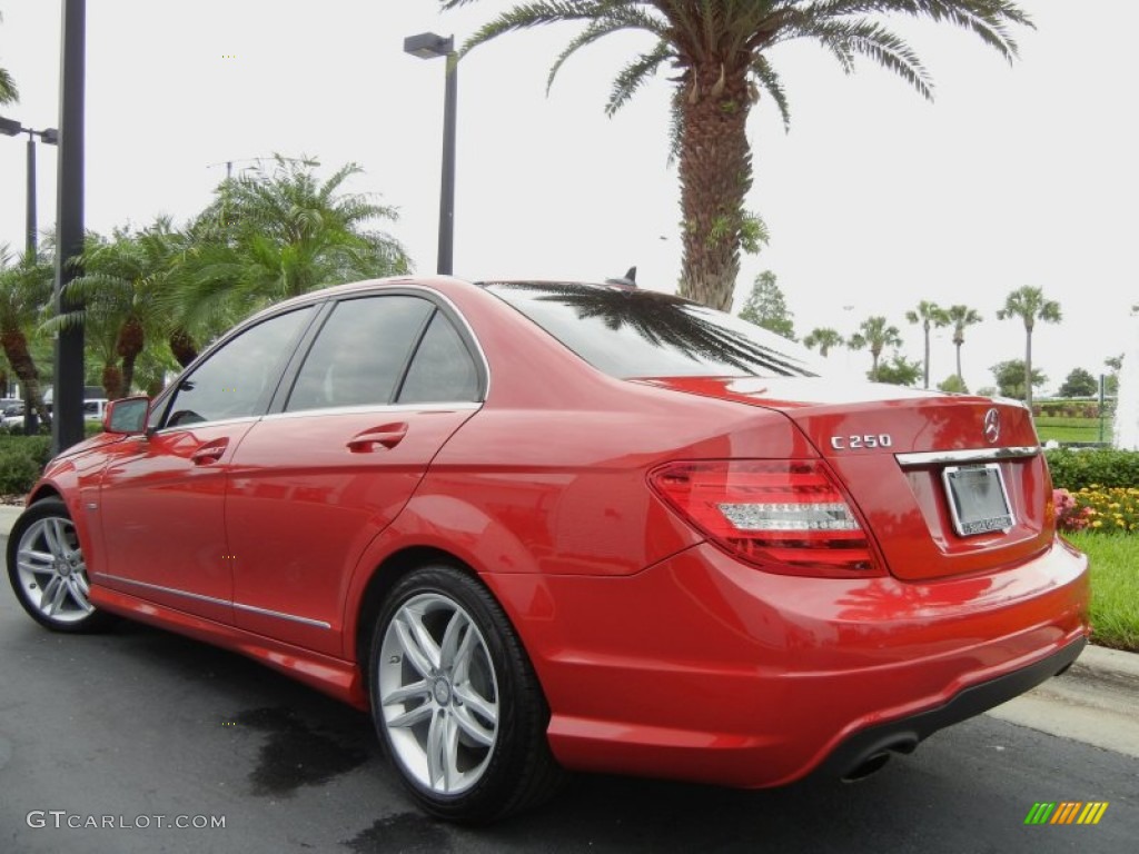 Mars Red 2012 Mercedes-Benz C 250 Sport Exterior Photo #65291816