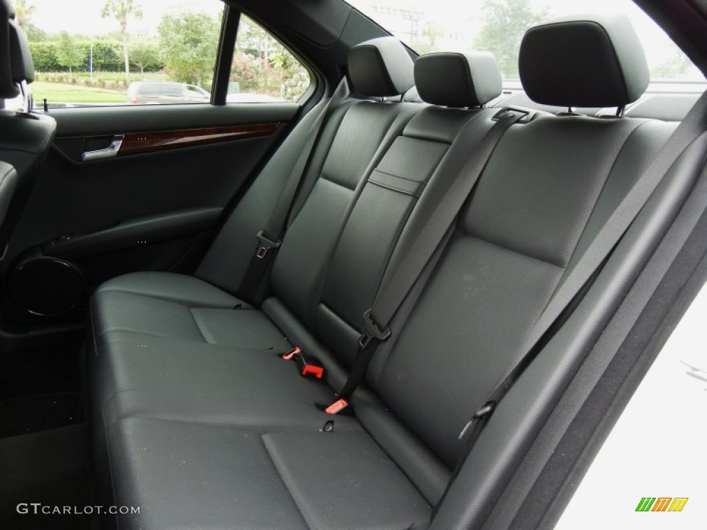 Black Interior 2011 Mercedes-Benz C 300 Sport Photo #65292107
