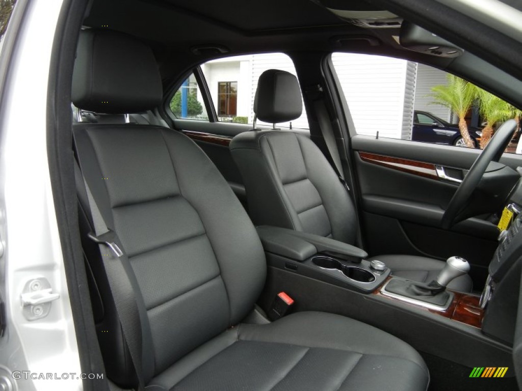 Black Interior 2011 Mercedes-Benz C 300 Sport Photo #65292134