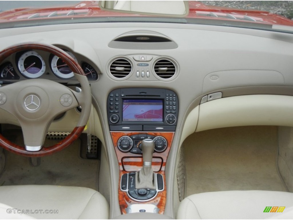 2009 Mercedes-Benz SL 550 Roadster Stone Dashboard Photo #65292410