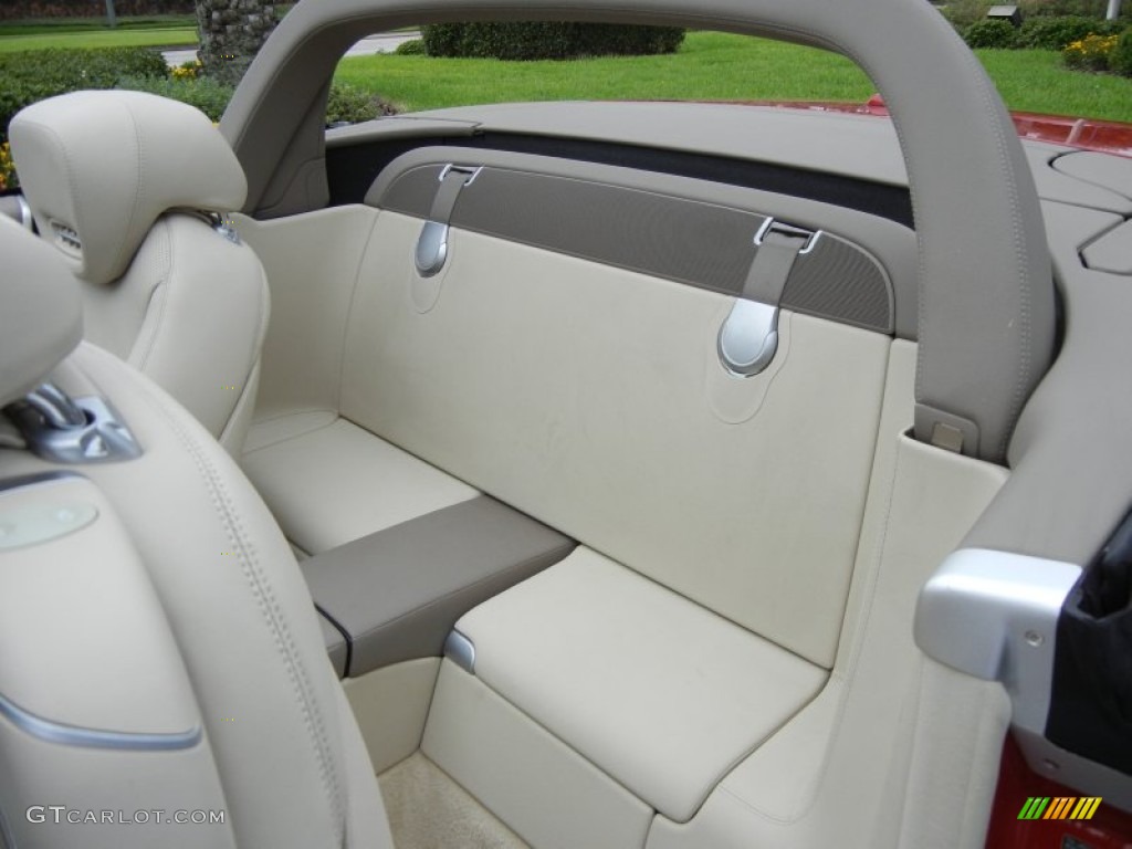 Stone Interior 2009 Mercedes-Benz SL 550 Roadster Photo #65292458