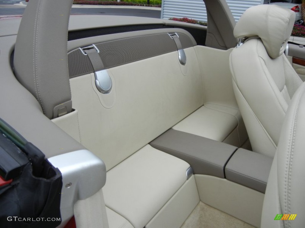 Stone Interior 2009 Mercedes-Benz SL 550 Roadster Photo #65292467