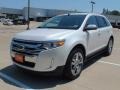 2013 White Platinum Tri-Coat Ford Edge Limited EcoBoost  photo #9