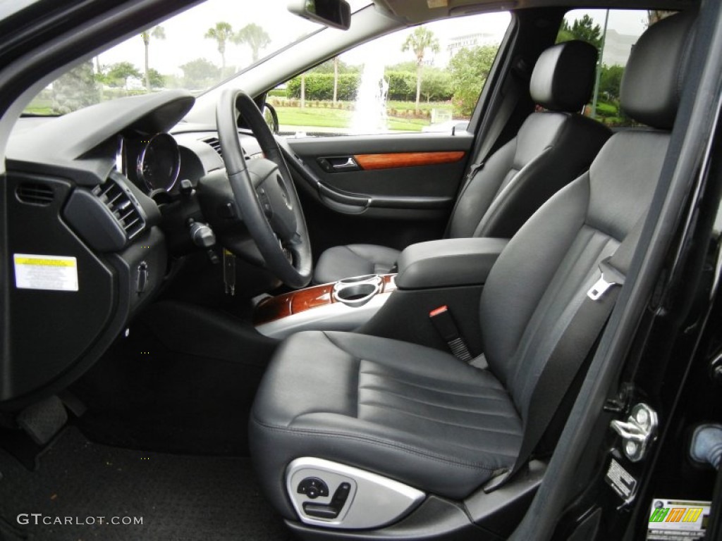 Black Interior 2007 Mercedes-Benz R 320 CDI 4Matic Photo #65292611