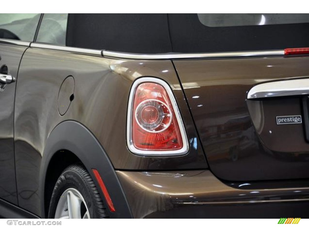 2012 Cooper Convertible - Hot Chocolate Metallic / Carbon Black photo #10