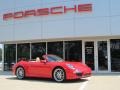 Guards Red 2012 Porsche New 911 Carrera Cabriolet