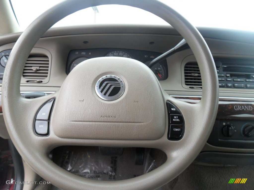 2004 Grand Marquis GS - Dark Toreador Red Metallic / Medium Parchment photo #9