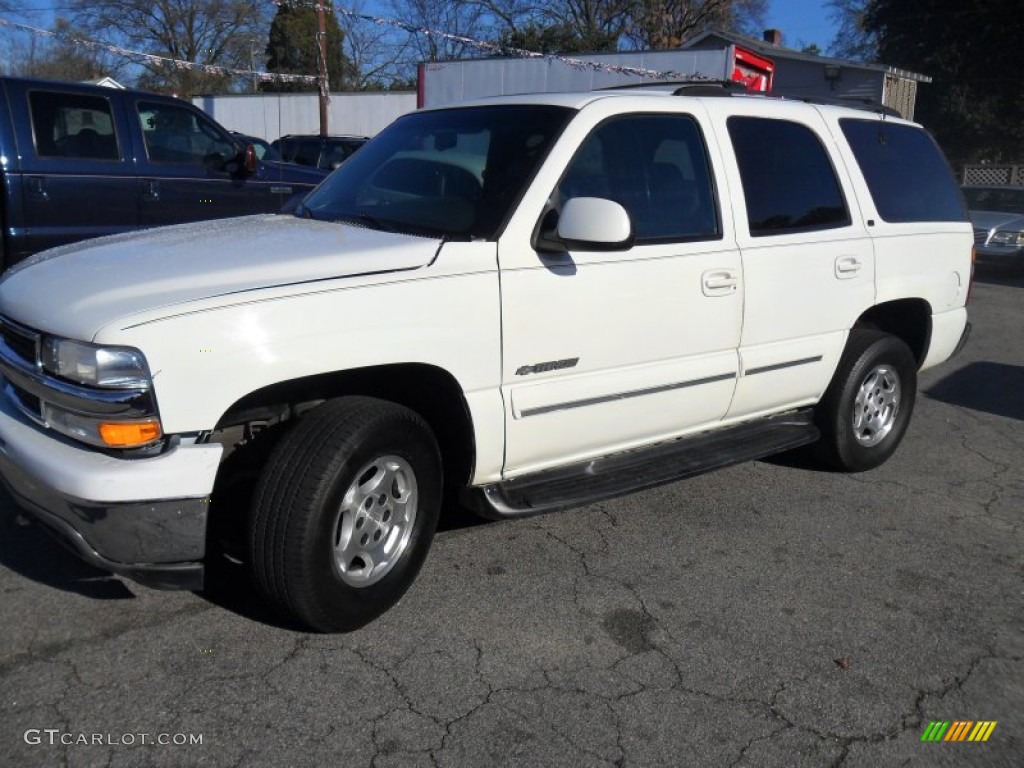 2001 Tahoe LT - Summit White / Graphite/Medium Gray photo #1