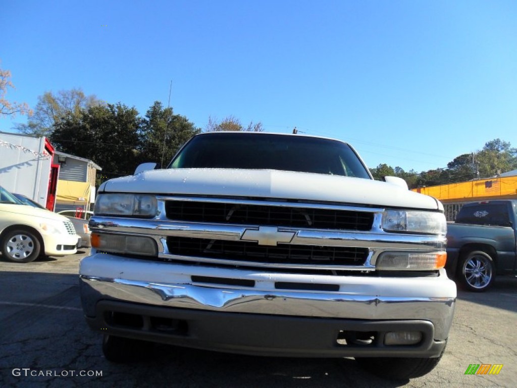 2001 Tahoe LT - Summit White / Graphite/Medium Gray photo #2