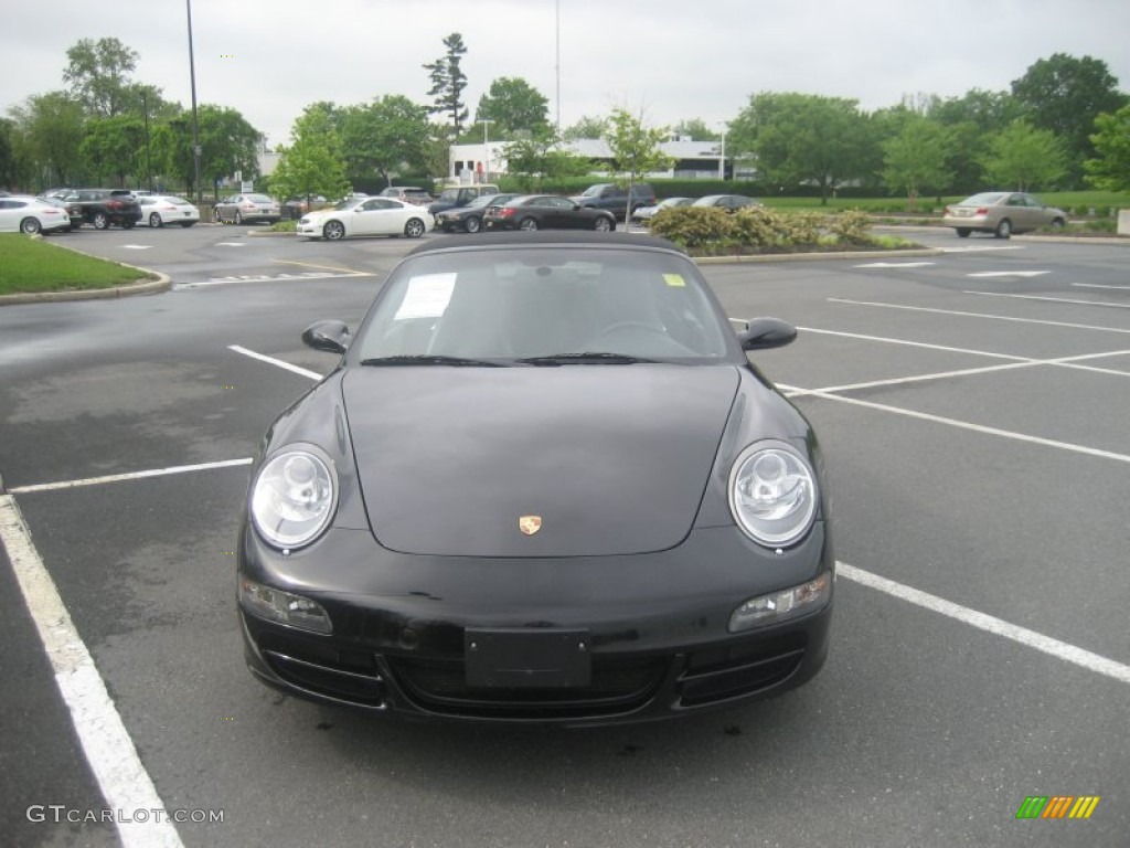 2005 911 Carrera S Cabriolet - Black / Black photo #2