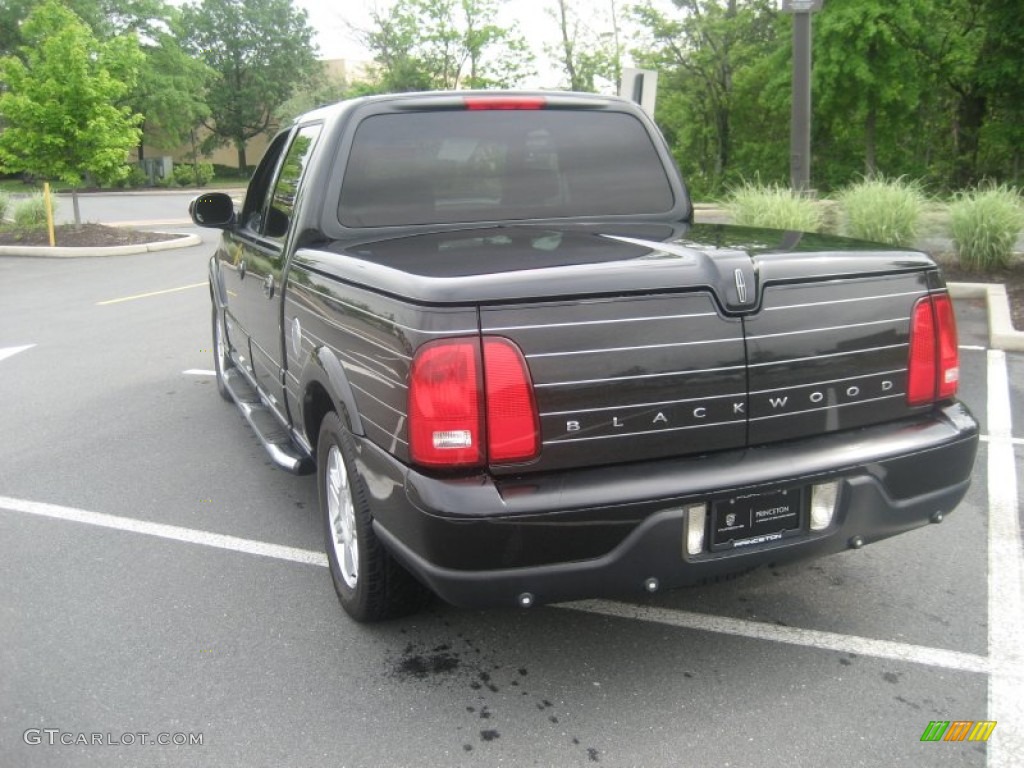 Black Clearcoat 2002 Lincoln Blackwood Crew Cab Exterior Photo #65295578