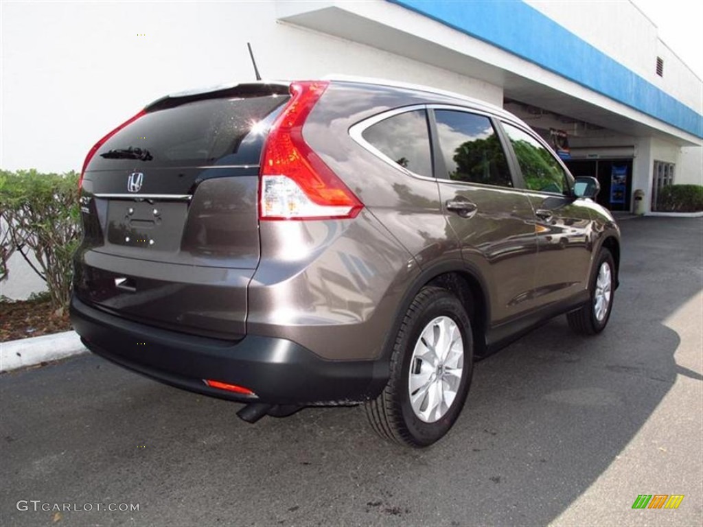 2012 CR-V EX-L - Urban Titanium Metallic / Beige photo #3