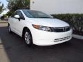 Taffeta White - Civic LX Sedan Photo No. 1