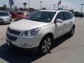 2011 White Diamond Tricoat Chevrolet Traverse LTZ AWD  photo #5