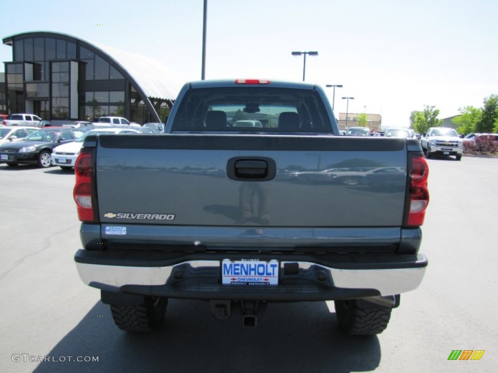 2007 Silverado 2500HD Classic LT Crew Cab 4x4 - Blue Granite Metallic / Dark Charcoal photo #6