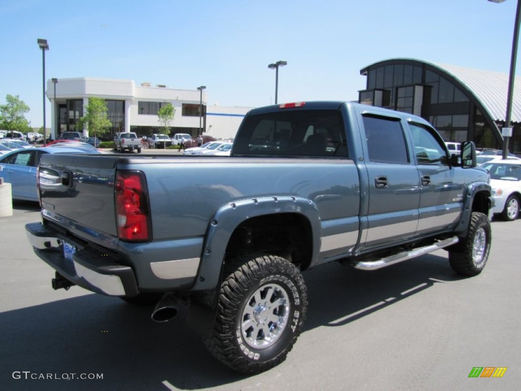 2007 Silverado 2500HD Classic LT Crew Cab 4x4 - Blue Granite Metallic / Dark Charcoal photo #7