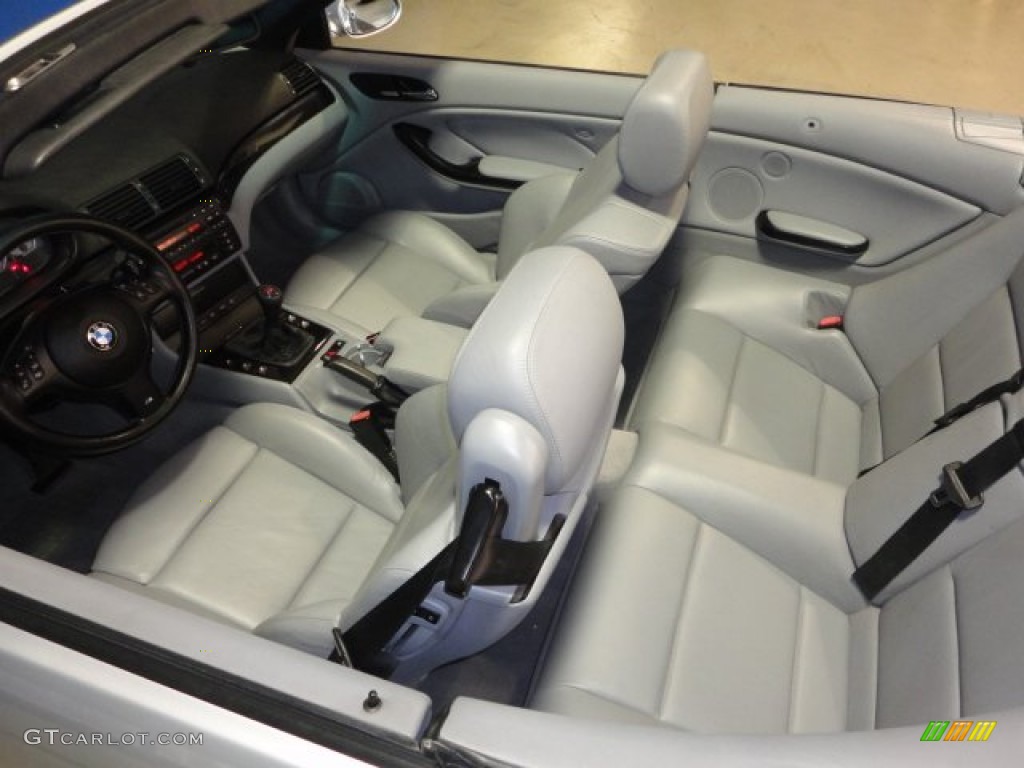 Grey Interior 2001 BMW M3 Convertible Photo #65297588