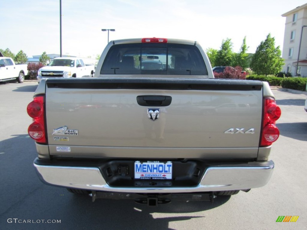 2008 Ram 1500 Big Horn Edition Quad Cab 4x4 - Light Khaki Metallic / Medium Slate Gray photo #6