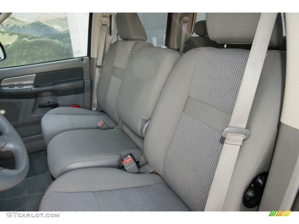2008 Ram 1500 Big Horn Edition Quad Cab 4x4 - Sunburst Orange Pearl / Medium Slate Gray photo #9