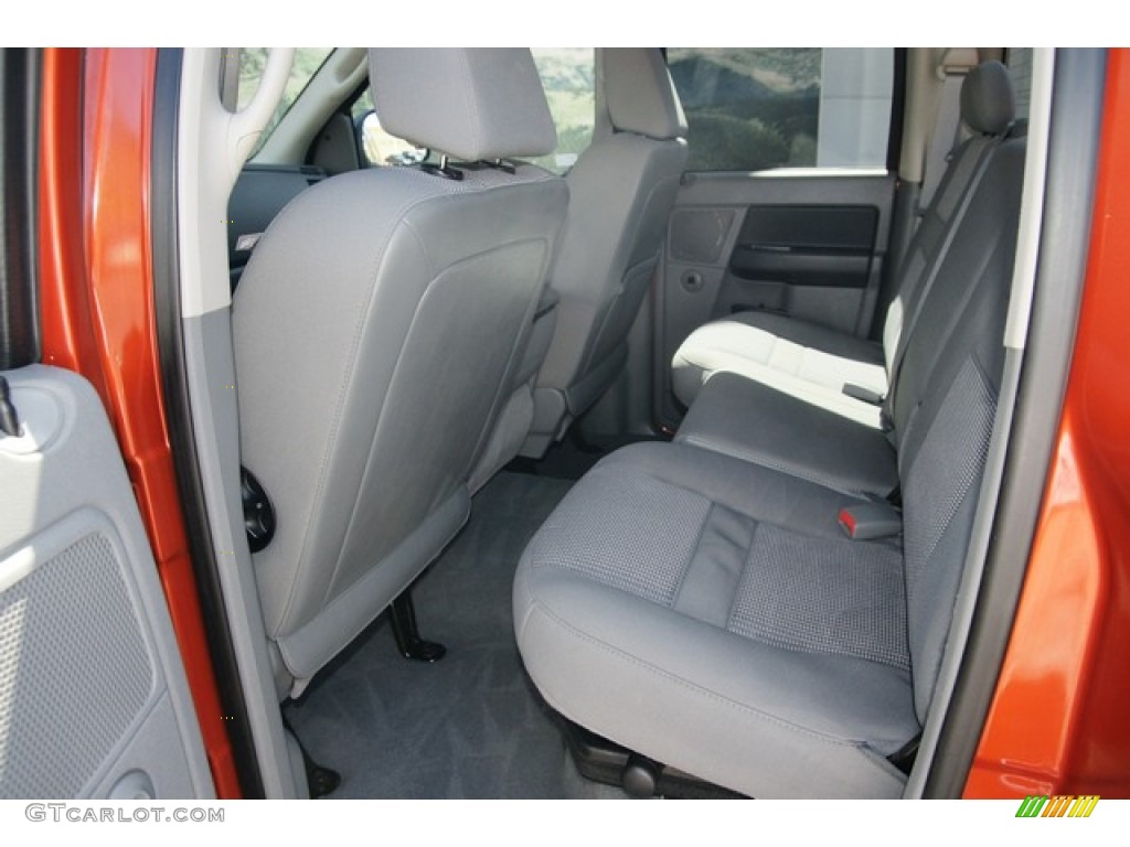 2008 Ram 1500 Big Horn Edition Quad Cab 4x4 - Sunburst Orange Pearl / Medium Slate Gray photo #17