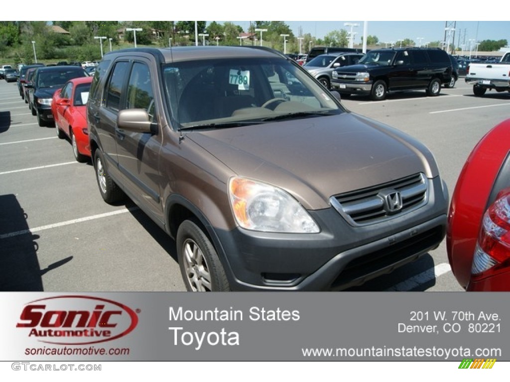 2003 CR-V EX 4WD - Mojave Mist Metallic / Saddle photo #1