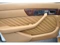 1991 Mercedes-Benz S Class Parchment Interior Door Panel Photo
