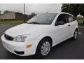 Cloud 9 White 2007 Ford Focus ZX3 S Coupe