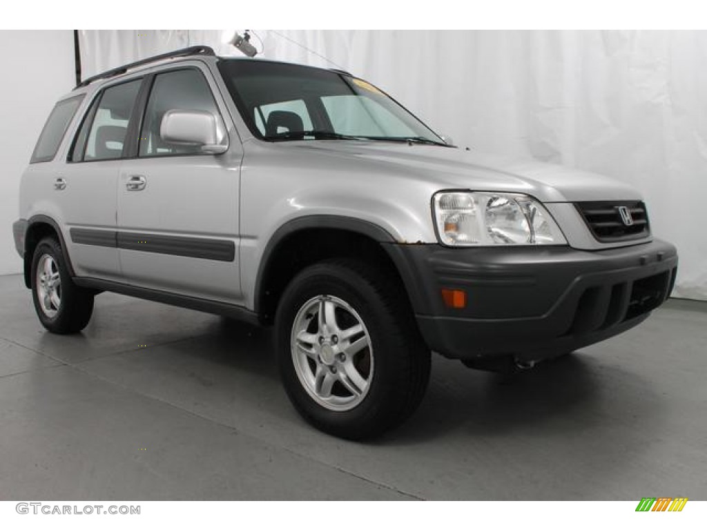 1999 CR-V EX 4WD - Sebring Silver Metallic / Charcoal photo #3