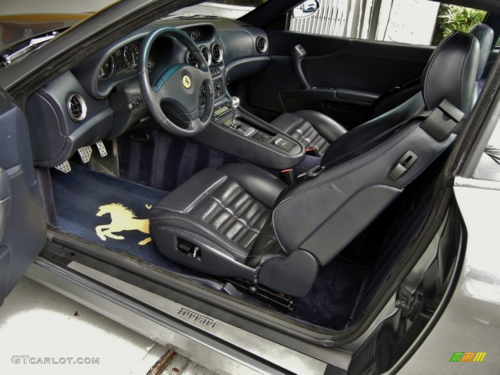 Blu Scuro Interior 2000 Ferrari 550 Maranello Photo #65303888