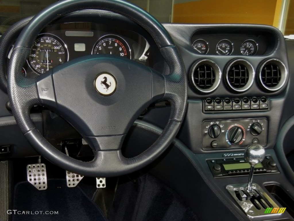 2000 Ferrari 550 Maranello Blu Scuro Dashboard Photo #65303903