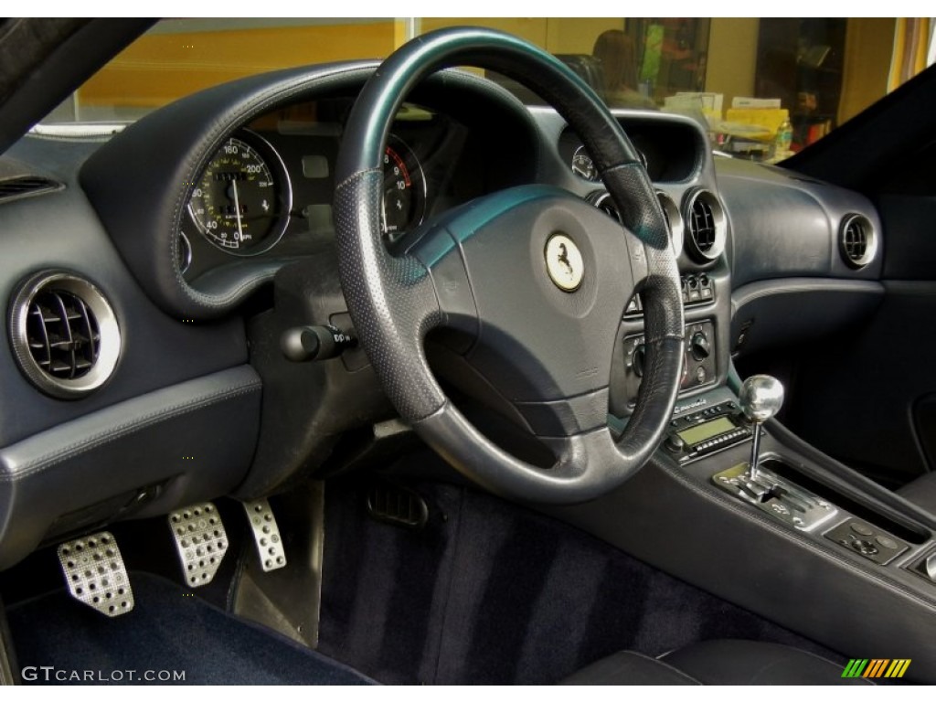 Blu Scuro Interior 2000 Ferrari 550 Maranello Photo #65303909
