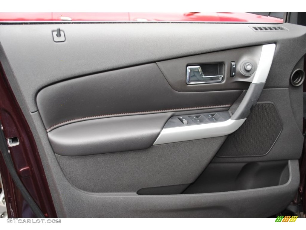 2011 Ford Edge Limited AWD Charcoal Black Door Panel Photo #65304320