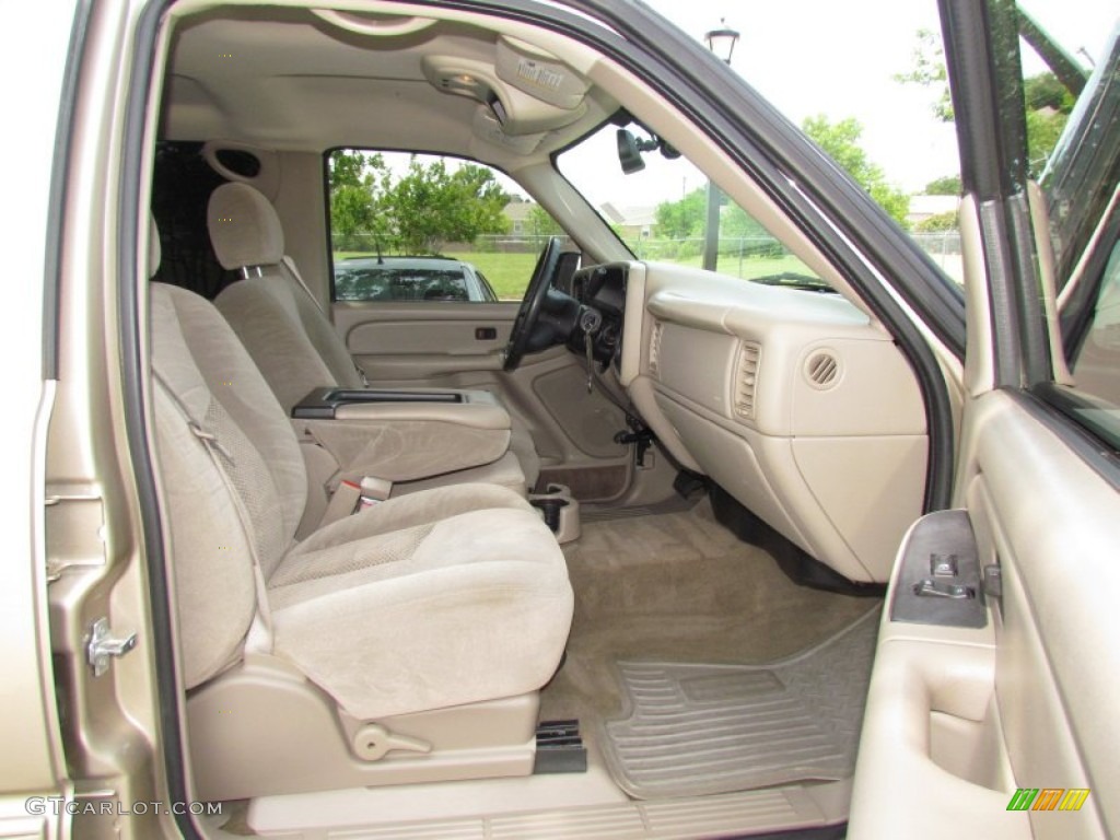 2005 Silverado 1500 LS Crew Cab 4x4 - Sandstone Metallic / Tan photo #10