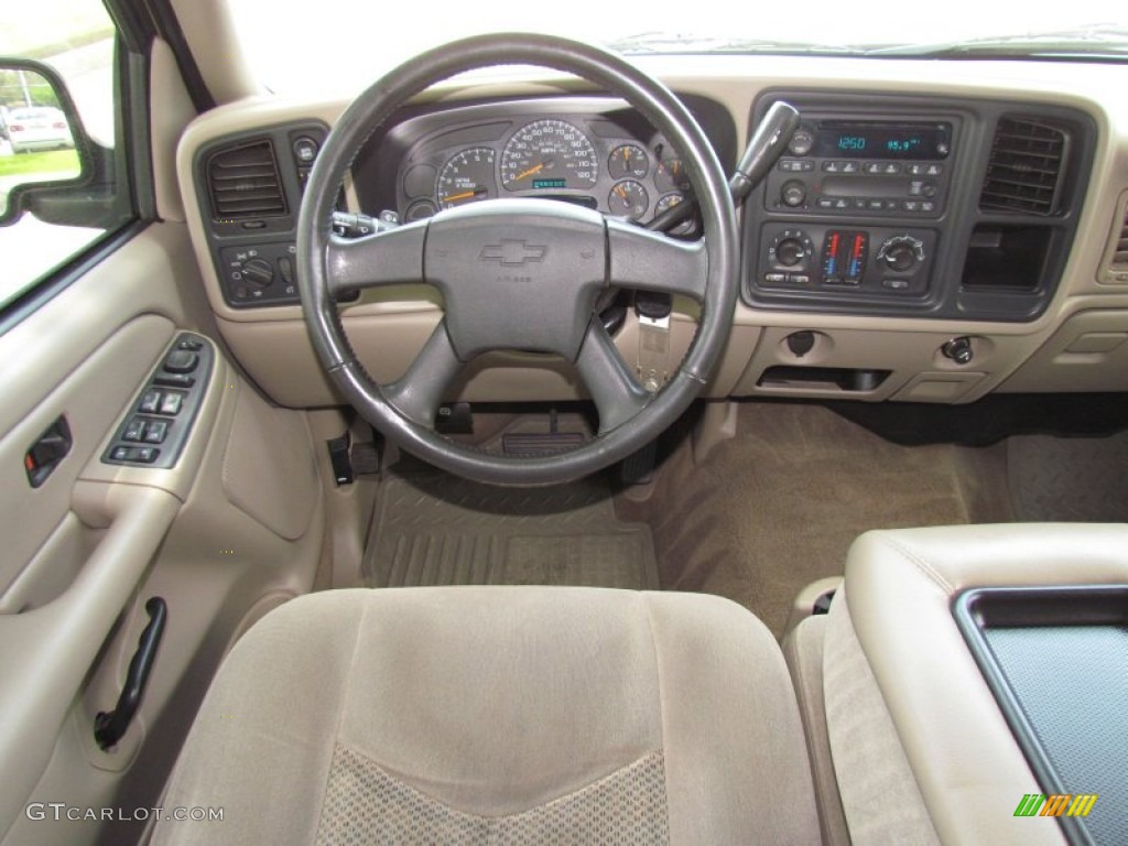 2005 Silverado 1500 LS Crew Cab 4x4 - Sandstone Metallic / Tan photo #15